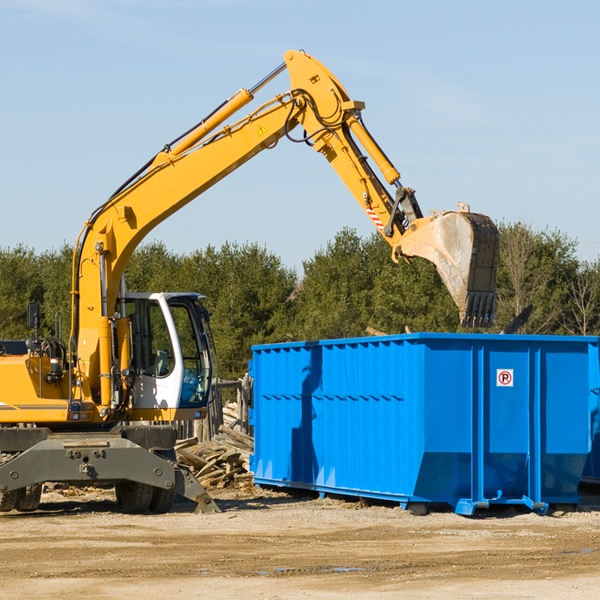 what are the rental fees for a residential dumpster in Benson County North Dakota